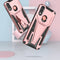 For Motorola Moto G / E7 Power 2021 Super V Armor PC + TPU Shockproof Case with Invisible Holder(Rose Gold)