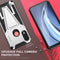 For Motorola Moto G / E7 Power 2021 Super V Armor PC + TPU Shockproof Case with Invisible Holder(Silver)