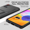 For Samsung Galaxy A31 Super V Armor PC + TPU Shockproof Case with Invisible Holder(Black)
