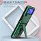 For Samsung Galaxy Z Flip3 5G Super V Armor PC + TPU Shockproof Case with Invisible Holder(Dark Green)