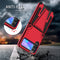 For Samsung Galaxy Z Flip3 5G Super V Armor PC + TPU Shockproof Case with Invisible Holder(Red)