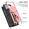 For Samsung Galaxy Z Flip3 5G Super V Armor PC + TPU Shockproof Case with Invisible Holder(Rose Gold)