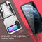 For Samsung Galaxy Z Flip3 5G Super V Armor PC + TPU Shockproof Case with Invisible Holder(Silver)