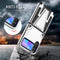For Samsung Galaxy Z Flip3 5G Super V Armor PC + TPU Shockproof Case with Invisible Holder(Silver)
