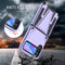 For Samsung Galaxy Z Flip3 5G Super V Armor PC + TPU Shockproof Case with Invisible Holder(Purple)