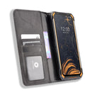 For Doogee S88 Plus / S88 Pro Magnetic Buckle Retro Crazy Horse Texture Horizontal Flip Leather Case with Holder & Card Slots & Photo Frame(Black)