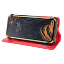 For Doogee S88 Plus / S88 Pro Magnetic Buckle Retro Crazy Horse Texture Horizontal Flip Leather Case with Holder & Card Slots & Photo Frame(Red)