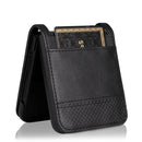 For Samsung Galaxy Z Flip3 5G Retro Crazy Horse Texture Leather Case with Card Slots(Black)