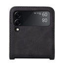 For Samsung Galaxy Z Flip3 5G Retro Crazy Horse Texture Leather Case with Card Slots(Black)