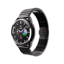 For Samsung Galaxy Watch4 Classic 42mm/46mm Steel Watch Band(Black)