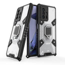 For Xiaomi Mi 11T / 11T Pro Space PC+TPU Shockproof Case with Ring Holder(White)