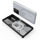For Xiaomi Mi 11T / 11T Pro Space PC+TPU Shockproof Case with Ring Holder(White)