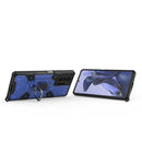 For Xiaomi Mi 11T / 11T Pro Space PC+TPU Shockproof Case with Ring Holder(Blue)