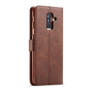 For Galaxy A6 Plus (2018) LC.IMEEKE Calf Texture Horizontal Flip Leather Case, with Holder & Card Slots & Wallet(Brown)