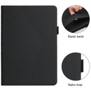 Rhombus Skin Feel Horizontal Flip Tablet Leather Case with Card Slots & Holder & Sleep / Wake-up Function For iPad 10.2 2021 / 2020 / 2019 / Pro 10.5 2019 / 2017(Black)