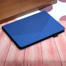 Rhombus Skin Feel Horizontal Flip Tablet Leather Case with Card Slots & Holder & Sleep / Wake-up Function For iPad 10.2 2021 / 2020 / 2019 / Pro 10.5 2019 / 2017(Royal Blue)