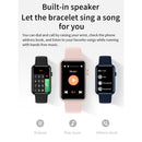 HT5 1.57 inch IPS Touch Screen IP68 Waterproof Smart Watch, Support Sleep Monitoring / Heart Rate Monitoring / Body Temperature Monitoring / Bluetooth Call(Blue)