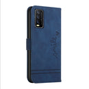 For vivo Y20 / Y20i / Y20s / Y12s Retro Skin Feel Horizontal Flip Soft TPU + PU Leather Case(Blue)