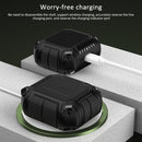 Diamond Shield Mecha TPU + PC Earphone Protective Case with Hook for AirPods 3(Royal Blue)