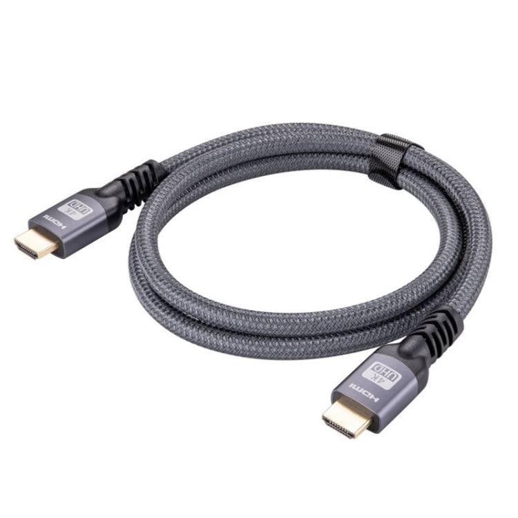 HDMI 2.0 Male to HDMI 2.0 Male 4K Ultra-HD Braided Adapter Cable, Cable Length:6m(Grey)