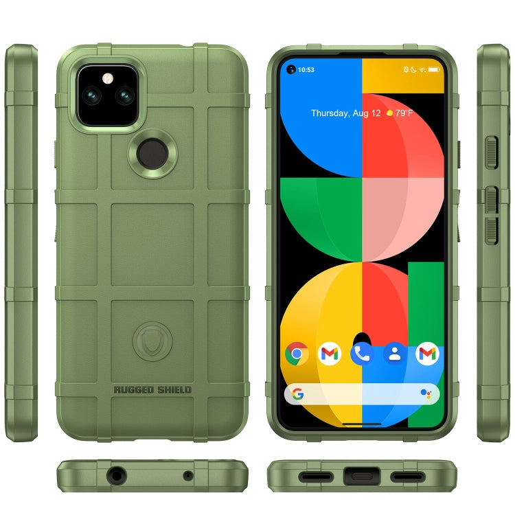 For Google Pixel 5a 5G Full Coverage Shockproof TPU Case(Green)