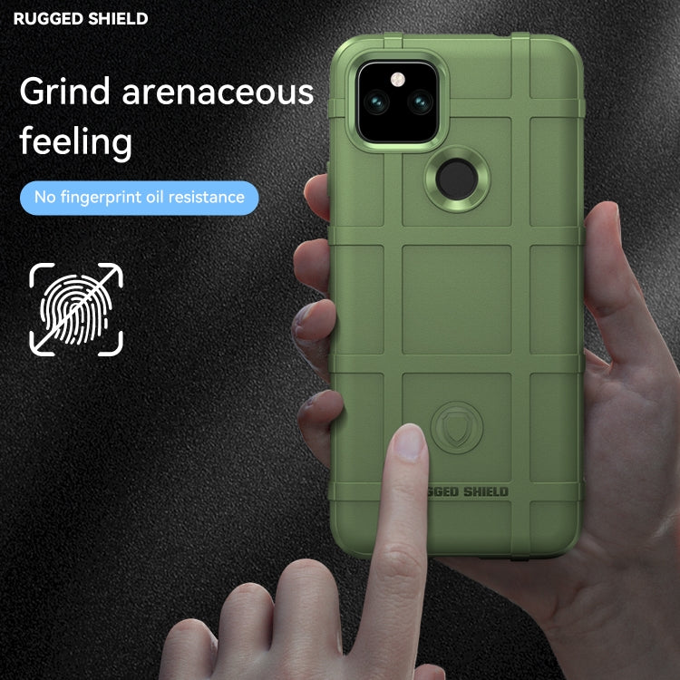 For Google Pixel 5a 5G Full Coverage Shockproof TPU Case(Green)