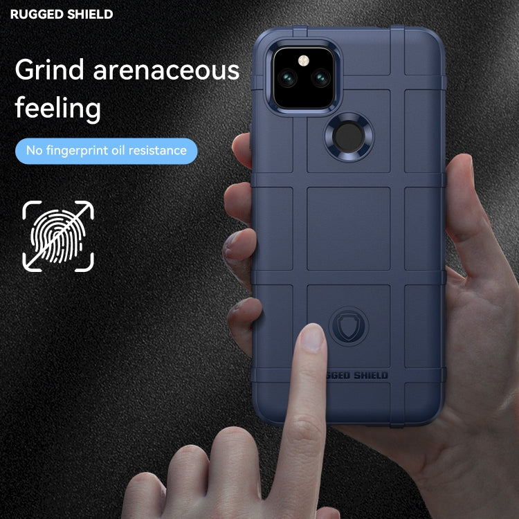 For Google Pixel 5a 5G Full Coverage Shockproof TPU Case(Blue)