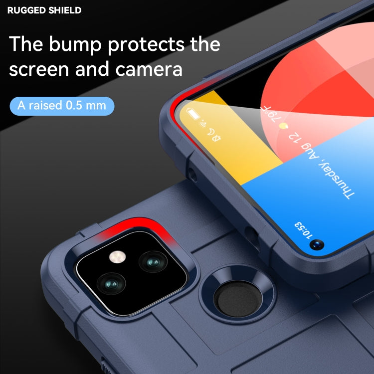 For Google Pixel 5a 5G Full Coverage Shockproof TPU Case(Blue)