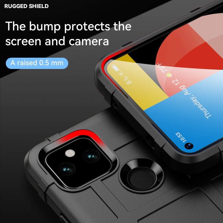 For Google Pixel 5a 5G Full Coverage Shockproof TPU Case(Black)