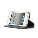 For iPhone 5 / 5s / SE LC.IMEEKE LC-002 Series Skin Hand Feeling PU + TPU Horizontal Flip Leather Case with Holder & Card Slot & Wallet(Black)