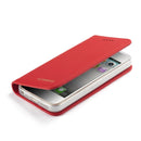 For iPhone 5 / 5s / SE LC.IMEEKE LC-002 Series Skin Hand Feeling PU + TPU Horizontal Flip Leather Case with Holder & Card Slot & Wallet(Red)