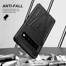For Google Pixel 6 Pro Super V Armor PC + TPU Shockproof Case with Holder(Black)