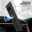 For Google Pixel 6 Pro Super V Armor PC + TPU Shockproof Case with Holder(Black)