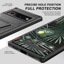 For Google Pixel 6 Pro Super V Armor PC + TPU Shockproof Case with Holder(Black)