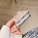 Glitter Powder Electroplating Flower Shockproof Phone Case For iPhone 11(Yellow Leopard S2)