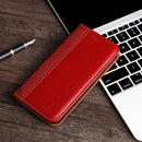 For Samsung Galaxy S22+ 5G Grid Texture Magnetic PU + TPU Horizontal Flip Leather Case with Holder & Card Slot(Red)