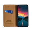 For Samsung Galaxy S22+ 5G Grid Texture Magnetic PU + TPU Horizontal Flip Leather Case with Holder & Card Slot(Blue)