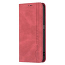 For OPPO A16/A16S/A54S/A55 5G/A53S 5G Magnetic RFID Blocking Anti-Theft Leather Case with Holder & Card Slots & Wallet(Red)