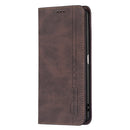 For OPPO A74 5G / A93 5G / A54 5G Magnetic RFID Blocking Anti-Theft Leather Case with Holder & Card Slots & Wallet(Brown)
