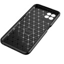 For OPPO Realme 8i Carbon Fiber Texture Shockproof TPU Case(Blue)