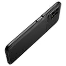 For OPPO Realme 8i Carbon Fiber Texture Shockproof TPU Case(Blue)