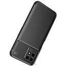 For OPPO Realme 8i Carbon Fiber Texture Shockproof TPU Case(Blue)