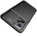 For OPPO Realme GT Neo2 Carbon Fiber Texture Shockproof TPU Case(Black)