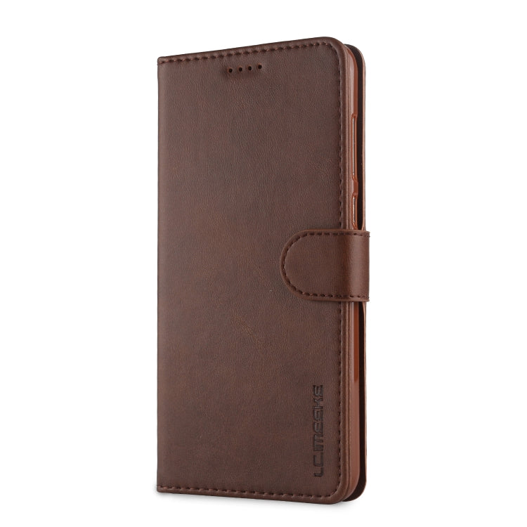 For Huawei Mate 10 Lite / Maimang 6 LC.IMEEKE Calf Texture Horizontal Flip Leather Case, with Holder & Card Slots & Wallet(Brown)