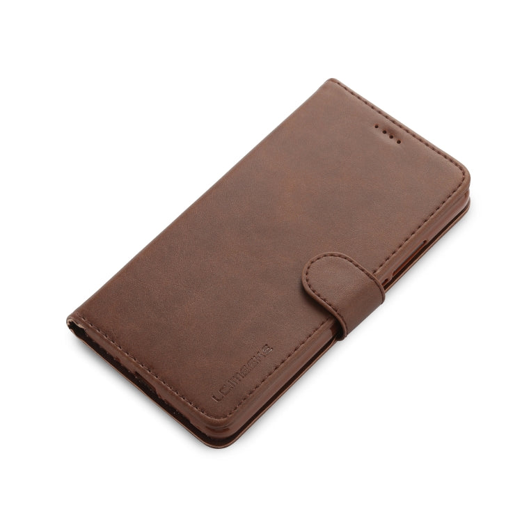 For Huawei Mate 10 Lite / Maimang 6 LC.IMEEKE Calf Texture Horizontal Flip Leather Case, with Holder & Card Slots & Wallet(Brown)