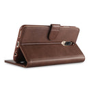 For Huawei Mate 10 Lite / Maimang 6 LC.IMEEKE Calf Texture Horizontal Flip Leather Case, with Holder & Card Slots & Wallet(Brown)