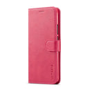 For Huawei Mate 20 Lite / Maimang 7 LC.IMEEKE Calf Texture Horizontal Flip Leather Case, with Holder & Card Slots & Wallet(Rose Red)