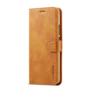 For Huawei Mate 20 Lite / Maimang 7 LC.IMEEKE Calf Texture Horizontal Flip Leather Case, with Holder & Card Slots & Wallet(Yellow)