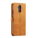 For Huawei Mate 20 Lite / Maimang 7 LC.IMEEKE Calf Texture Horizontal Flip Leather Case, with Holder & Card Slots & Wallet(Yellow)