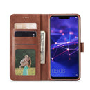 For Huawei Mate 20 Lite / Maimang 7 LC.IMEEKE Calf Texture Horizontal Flip Leather Case, with Holder & Card Slots & Wallet(Yellow)